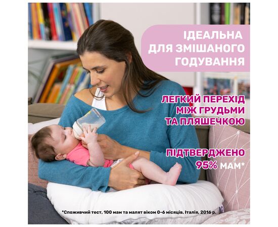 Пляшечка для годування Chicco Natural Feeling силікон середній потік 250мл бежовий (81323.30), зображення 4 Пляшечка для годування Chicco Natural Feeling силікон середній потік 250мл бежовий (81323.30), зображення 4