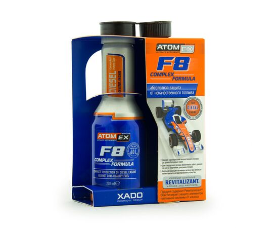 Присадка автомобильная Xado Atomex F8 Complex Formula Diesel 250мл (XA 40213)