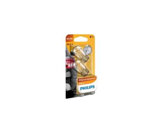 Автолампа Philips 12066B2 W21/5W-02B 12V (73124)