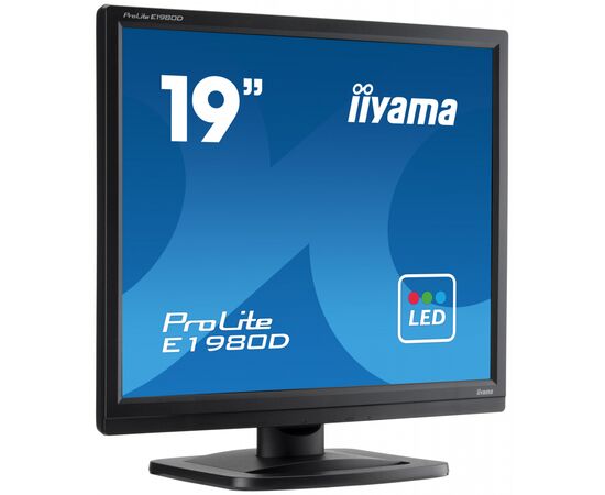 Монітор iiyama E1980D-B1, зображення 2 Монітор iiyama E1980D-B1, зображення 2