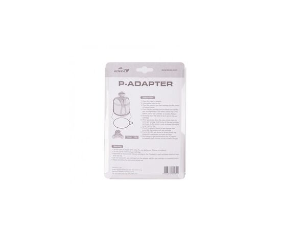 Адаптер для горелки Kovea P-Adapter с пробивного баллона на резьбу (KA-1004), изображение 4 Адаптер для горелки Kovea P-Adapter с пробивного баллона на резьбу (KA-1004), изображение 4