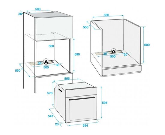 Духовой шкаф Beko BIM 24300 BS (BIM24300BS), изображение 2 Духовой шкаф Beko BIM 24300 BS (BIM24300BS), изображение 2
