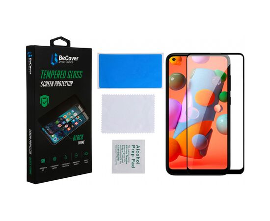 Стекло защитное BeCover Samsung Galaxy A21s SM-A217 Black (707338), изображение 2 Стекло защитное BeCover Samsung Galaxy A21s SM-A217 Black (707338), изображение 2