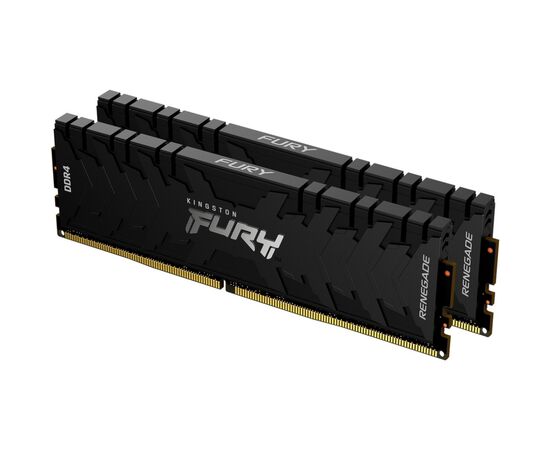 Модуль памяти для компьютера DDR4 16GB (2x8GB) 3200 MHz Renegade Black Kingston (KF432C16RBK2/16)