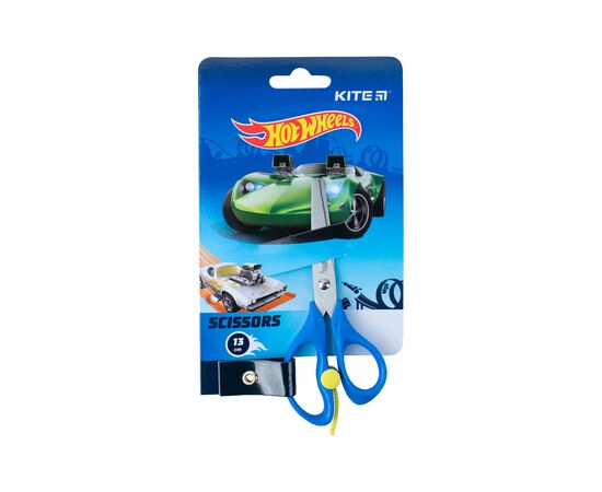 Ножиці Kite з пружиною Hot Wheels, 13 см (HW22-129)