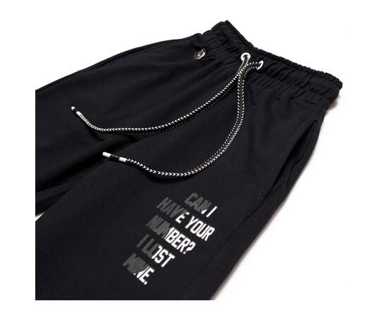 Спортивный костюм A-Yugi с капюшоном (7050-146G-black), изображение 8 Спортивный костюм A-Yugi с капюшоном (7050-146G-black), изображение 8