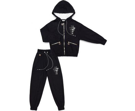 Спортивний костюм A-Yugi з капюшоном (7050-146G-black)