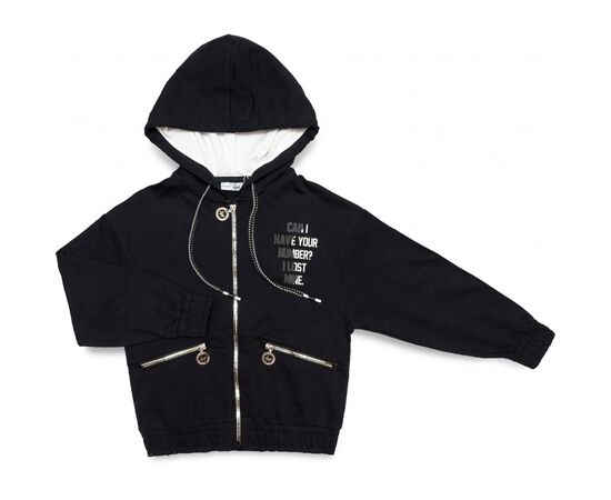 Спортивный костюм A-Yugi с капюшоном (7050-152G-black), изображение 2 Спортивный костюм A-Yugi с капюшоном (7050-152G-black), изображение 2