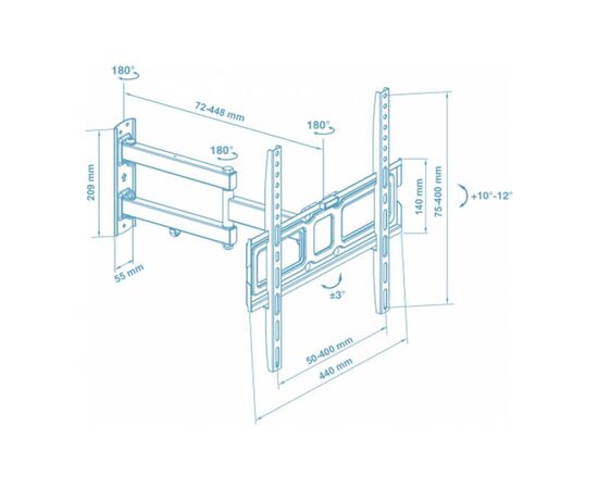 Кронштейн Walfix R-401W, изображение 2 Кронштейн Walfix R-401W, изображение 2