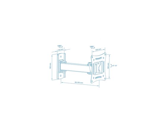 Кронштейн Walfix R-263B, изображение 2 Кронштейн Walfix R-263B, изображение 2