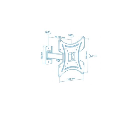 Кронштейн Walfix R-333B, изображение 2 Кронштейн Walfix R-333B, изображение 2