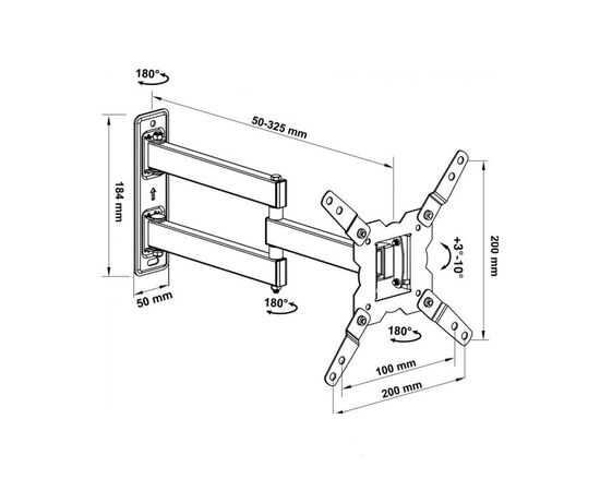 Кронштейн Walfix R-351B, изображение 2 Кронштейн Walfix R-351B, изображение 2