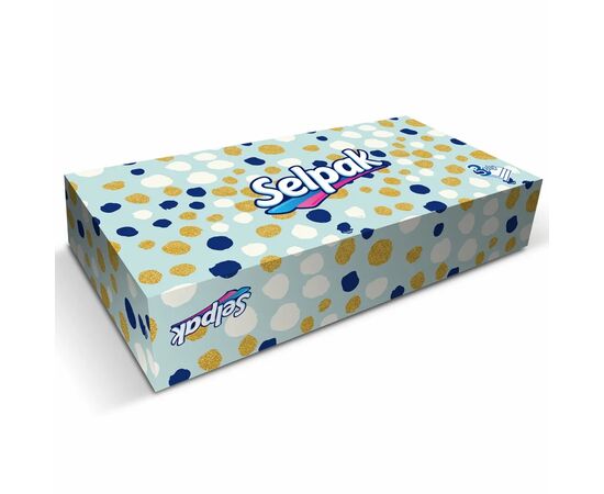 Салфетки косметические Selpak трехслойные 100 шт. (8690530132016), изображение 2 Салфетки косметические Selpak трехслойные 100 шт. (8690530132016), изображение 2