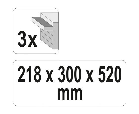 Ящик для инструментов Yato YT-08873, изображение 6 Ящик для инструментов Yato YT-08873, изображение 6