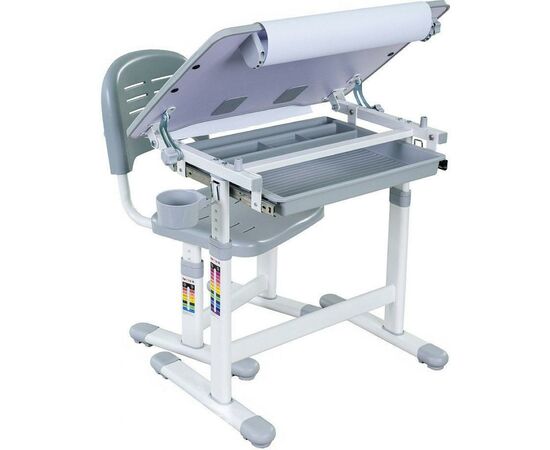 Парта со стулом FunDesk Bambino Grey (212113), изображение 5