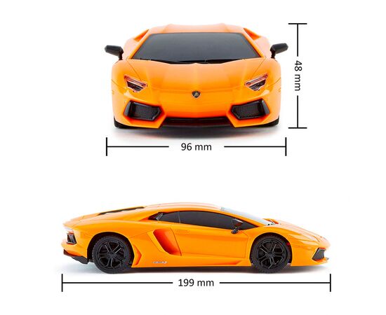 Радиоуправляемая игрушка KS Drive Lamborghini Aventador LP 700-4 (1:24, 2.4Ghz, оранжевый) (124GLBO), изображение 5 Радиоуправляемая игрушка KS Drive Lamborghini Aventador LP 700-4 (1:24, 2.4Ghz, оранжевый) (124GLBO), изображение 5