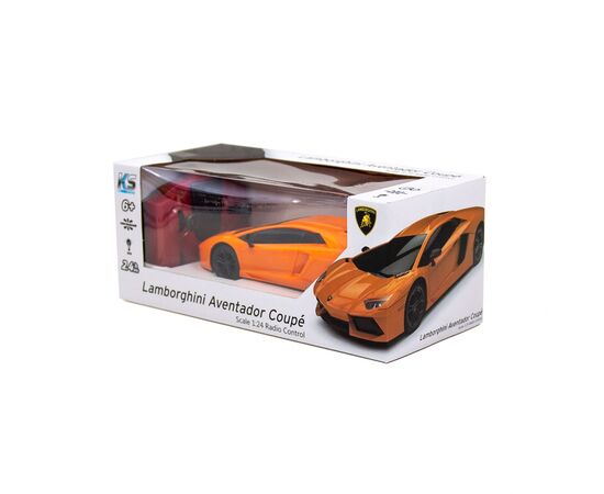 Радиоуправляемая игрушка KS Drive Lamborghini Aventador LP 700-4 (1:24, 2.4Ghz, оранжевый) (124GLBO), изображение 8 Радиоуправляемая игрушка KS Drive Lamborghini Aventador LP 700-4 (1:24, 2.4Ghz, оранжевый) (124GLBO), изображение 8
