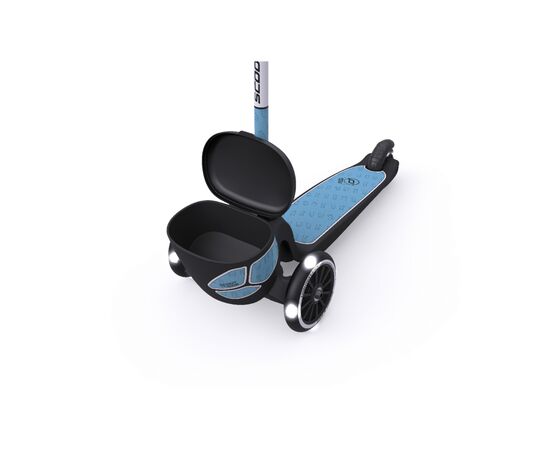 Самокат Scoot&Ride Highwaykick-2 LED стальной (SR-210201-STEEL), изображение 2 Самокат Scoot&Ride Highwaykick-2 LED стальной (SR-210201-STEEL), изображение 2