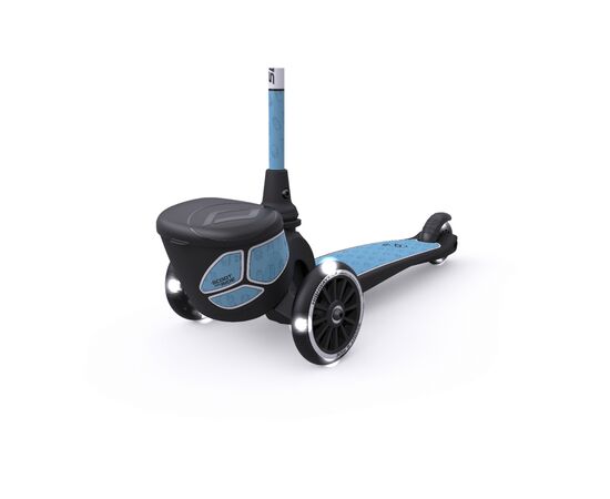 Самокат Scoot&Ride Highwaykick-2 LED стальной (SR-210201-STEEL), изображение 5 Самокат Scoot&Ride Highwaykick-2 LED стальной (SR-210201-STEEL), изображение 5