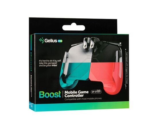 Геймпад Gelius Pro Boost GP-GT001 Blue/Red (00000075919), изображение 8 Геймпад Gelius Pro Boost GP-GT001 Blue/Red (00000075919), изображение 8
