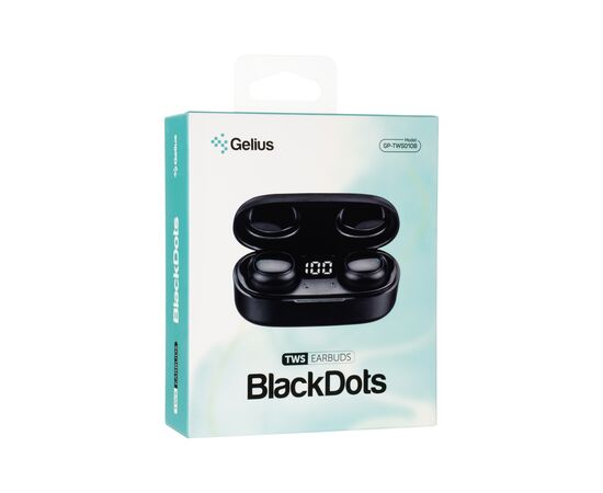 Навушники Gelius Pro BlackDots GP-TWS010B Black (00000085743), зображення 6
