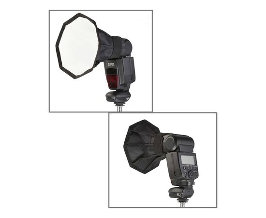 Софтбокс Puluz DCA6111 20 cm black+white (FL940035), изображение 9 Софтбокс Puluz DCA6111 20 cm black+white (FL940035), изображение 9