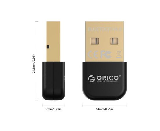 Bluetooth-адаптер Orico BT4.0 BTA-403-BK (SC230150), изображение 3 Bluetooth-адаптер Orico BT4.0 BTA-403-BK (SC230150), изображение 3