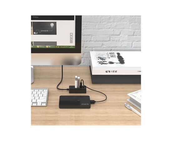 Концентратор Orico USB 2.0 4 port (W5P-U2-030-BK-PRO) (CA911424), изображение 2 Концентратор Orico USB 2.0 4 port (W5P-U2-030-BK-PRO) (CA911424), изображение 2