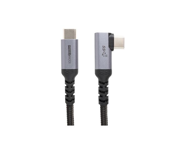 Дата кабель USB-C to USB-C 1.0m 10Gbps, 100W, 20V/ 5A, 4K/ 60HZ angel USB3.1 PowerPlant (CA913329)