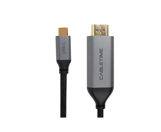 Переходник USB-C to HDMI, 4K, Ultra HD, V2.0 1.8m PowerPlant (CA913350)