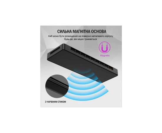 Модуль управління підсвічуванням Zezzio 1 to 9 ARGB PWM HUB, зображення 5 Модуль управління підсвічуванням Zezzio 1 to 9 ARGB PWM HUB, зображення 5