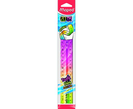 Линейка Maped TWISTNFLEX, 20см (MP.279215), изображение 3 Линейка Maped TWISTNFLEX, 20см (MP.279215), изображение 3