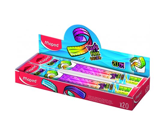 Линейка Maped TWISTNFLEX, 20см (MP.279215), изображение 8 Линейка Maped TWISTNFLEX, 20см (MP.279215), изображение 8