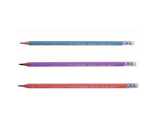 Олівець графітний Maped BLACK PEPS, HB, з ластиком, PASTEL (MP.851730)