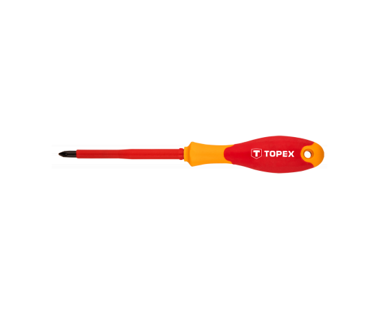 Отвертка Topex крестовая1000В, PZ2 x 100 мм (39D480)