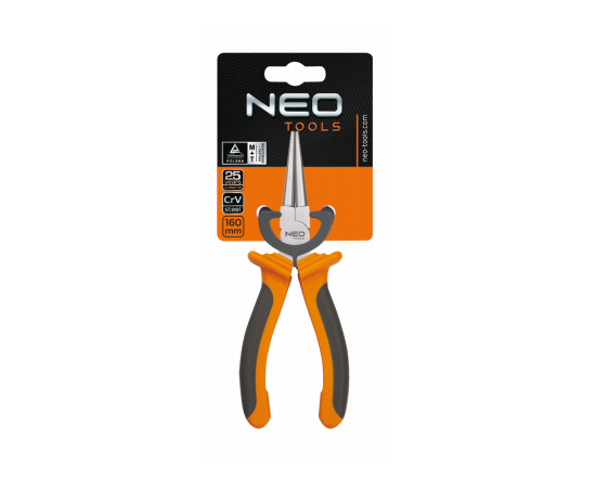 Плоскогубцы Neo Tools круглогубцы, 160 мм (01-020), изображение 2