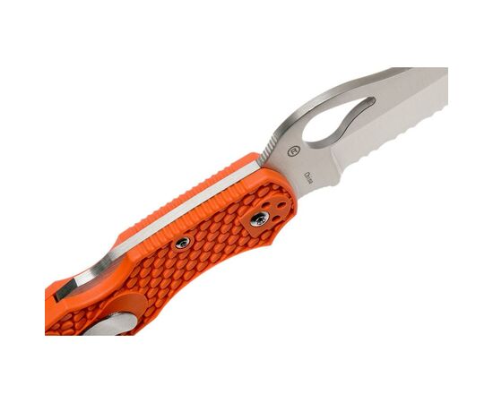 Нож Spyderco Byrd Large Rescue 2, серрейтор, orange (BY17SOR2), изображение 4 Нож Spyderco Byrd Large Rescue 2, серрейтор, orange (BY17SOR2), изображение 4