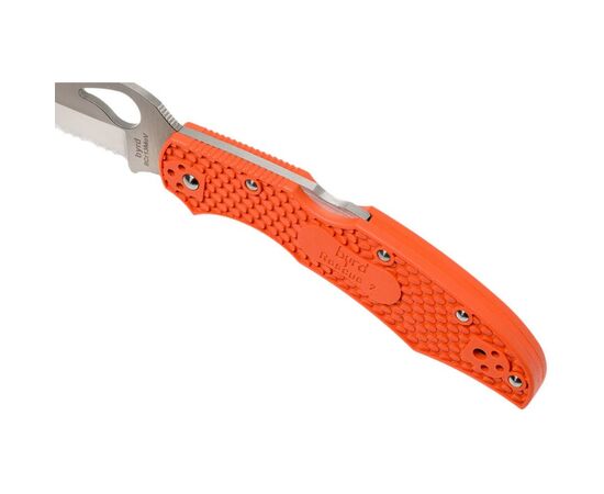 Нож Spyderco Byrd Large Rescue 2, серрейтор, orange (BY17SOR2), изображение 5 Нож Spyderco Byrd Large Rescue 2, серрейтор, orange (BY17SOR2), изображение 5