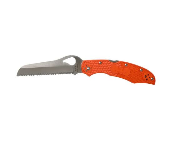Ніж Spyderco Byrd Large Rescue 2, серрейтор, orange (BY17SOR2)