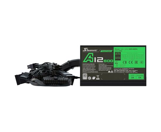 Блок питания Seasonic 600W A12-600 (SSR-600RA), изображение 3 Блок питания Seasonic 600W A12-600 (SSR-600RA), изображение 3