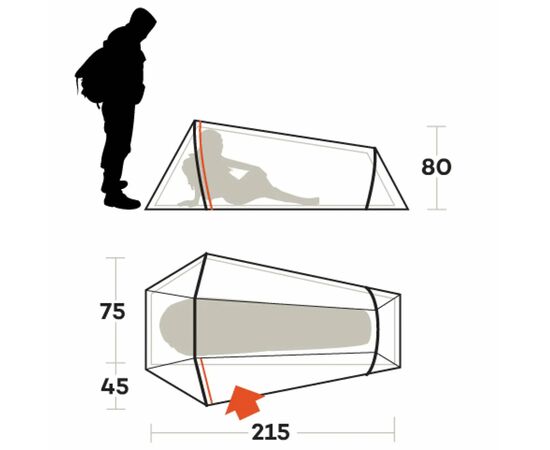 Намет Ferrino Lightent 1 Pro Olive Green (928975), зображення 5 Намет Ferrino Lightent 1 Pro Olive Green (928975), зображення 5