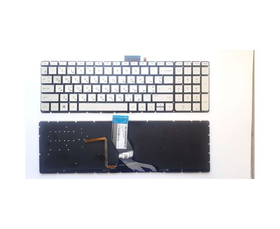 Клавиатура ноутбука HP Pavilion 15-AB/15Z-AB/15-AK/15-BC/17-AB/Omen 15-AX серебр с (A46191)