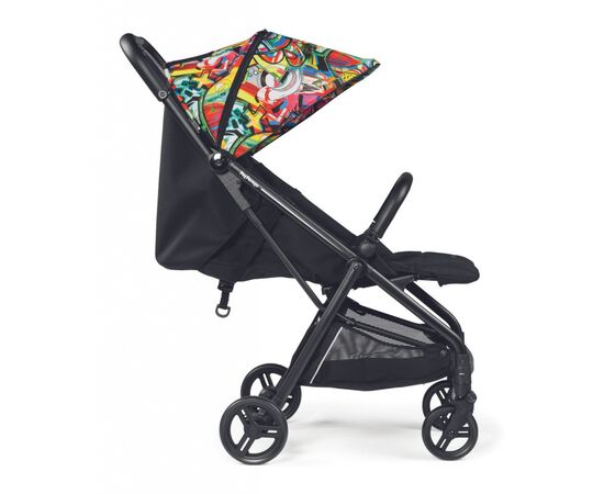 Коляска Peg-Perego Selfie Street Art черная с абстрактным рисунком (IP22000000AT99RO01), изображение 2 Коляска Peg-Perego Selfie Street Art черная с абстрактным рисунком (IP22000000AT99RO01), изображение 2