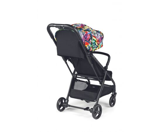Коляска Peg-Perego Selfie Street Art черная с абстрактным рисунком (IP22000000AT99RO01), изображение 3 Коляска Peg-Perego Selfie Street Art черная с абстрактным рисунком (IP22000000AT99RO01), изображение 3