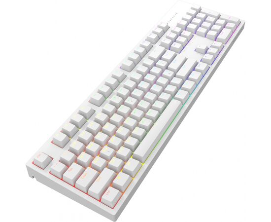 Клавиатура Dark Project One KD104A White PBT Gateron Mechanical Yellow (DPO-KD-104A-100100-GYL), изображение 3 Клавиатура Dark Project One KD104A White PBT Gateron Mechanical Yellow (DPO-KD-104A-100100-GYL), изображение 3