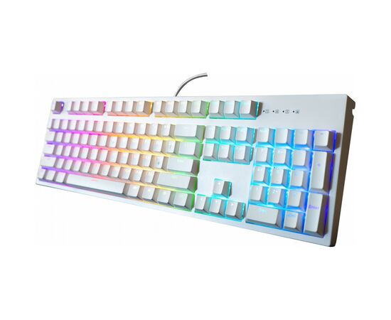 Клавиатура Dark Project One KD104A White PBT Gateron Mechanical Yellow (DPO-KD-104A-100100-GYL), изображение 5 Клавиатура Dark Project One KD104A White PBT Gateron Mechanical Yellow (DPO-KD-104A-100100-GYL), изображение 5