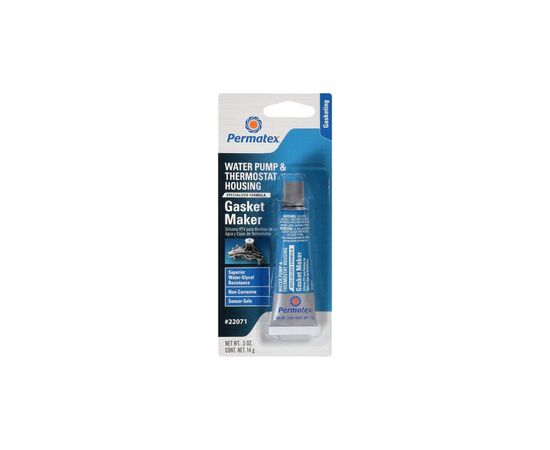Герметик автомобильный Permatex WATER PUMP THERMOSTAT RTV SILICONE GASKET MAKER 14г (22071)