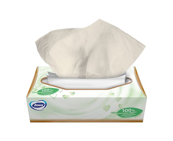 Серветки косметичні Zewa Natural Soft 4 шари 80 шт. (7322541293158), зображення 2 Серветки косметичні Zewa Natural Soft 4 шари 80 шт. (7322541293158), зображення 2