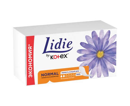 Ежедневные прокладки Lidie Deo Normal 50 шт. (5029053540214), изображение 2 Ежедневные прокладки Lidie Deo Normal 50 шт. (5029053540214), изображение 2