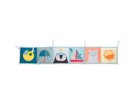 Развивающая игрушка Taf Toys книжка-раскладушка - Веселые приключения (12385), изображение 2 Развивающая игрушка Taf Toys книжка-раскладушка - Веселые приключения (12385), изображение 2